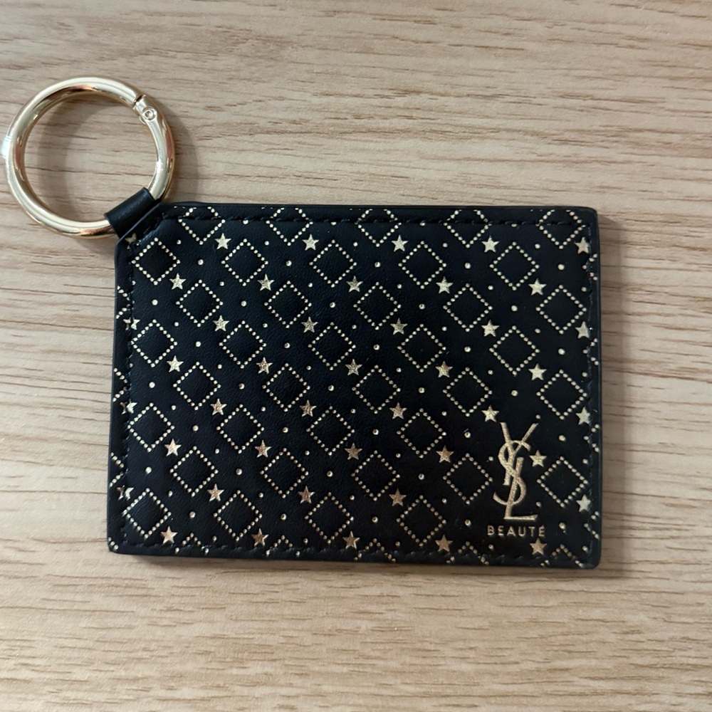 Yves Saint Laurent keychain mirror black/gold